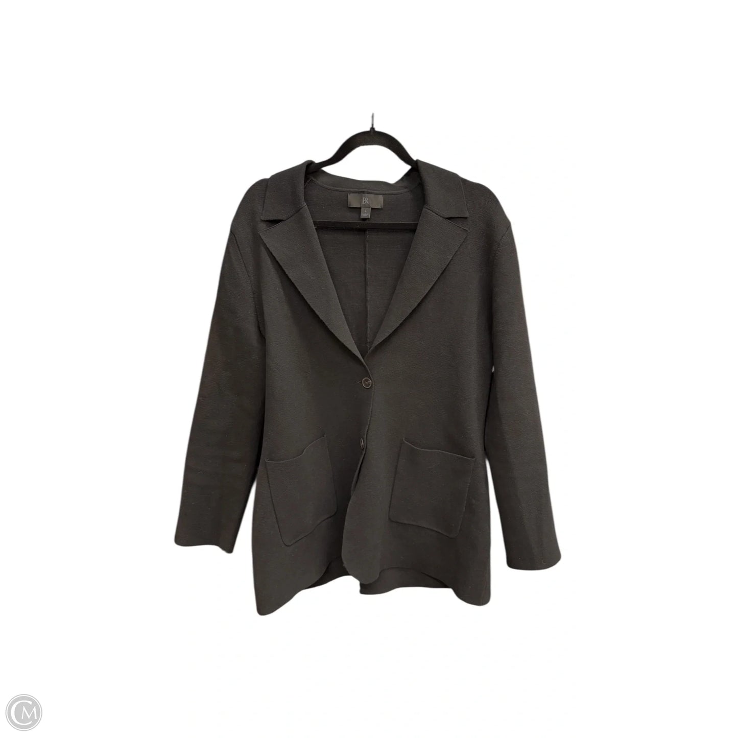 Blazer By Clothes Mentor In Black, Size: L