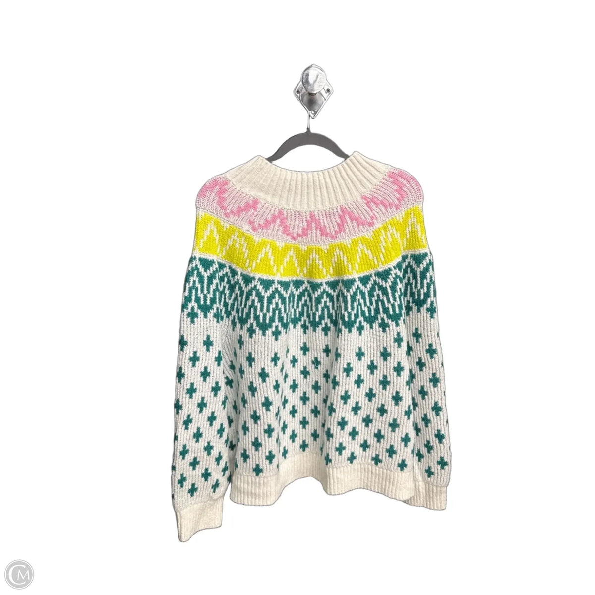 Sweater By Old Navy In White, Size: 2x