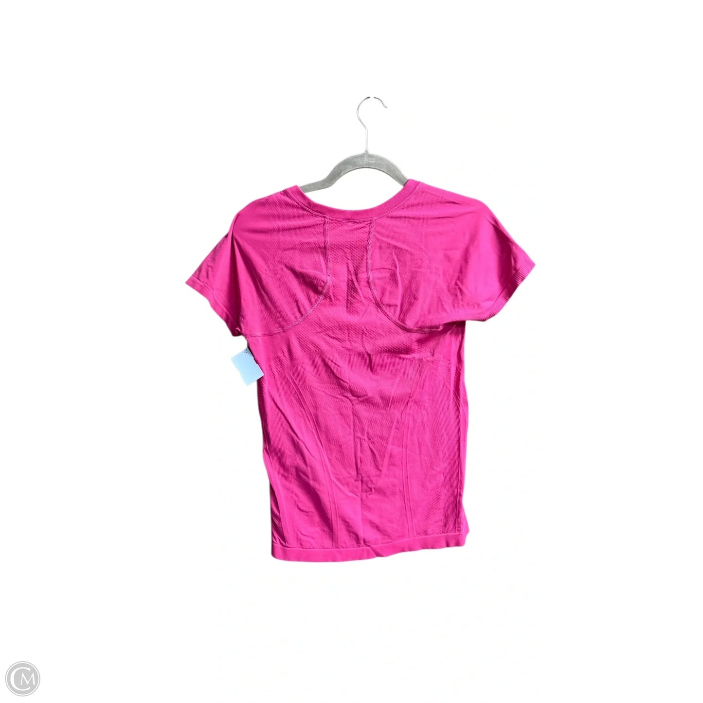 Athletic Top Short Sleeve By Athleta In Pink, Size: M