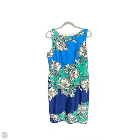 Dress Casual Midi By David Meister In Blue, Size: 10