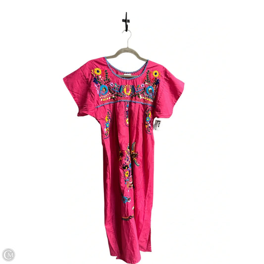 Dress Casual Midi By Clothes Mentor In Pink, Size: S