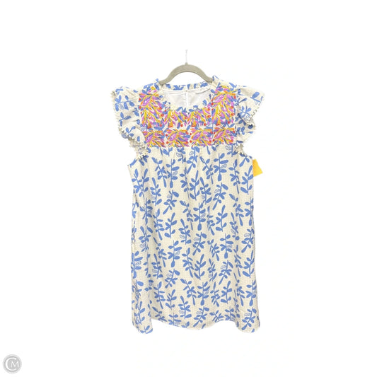 Dress Casual Midi By Thml In Blue & White, Size: M