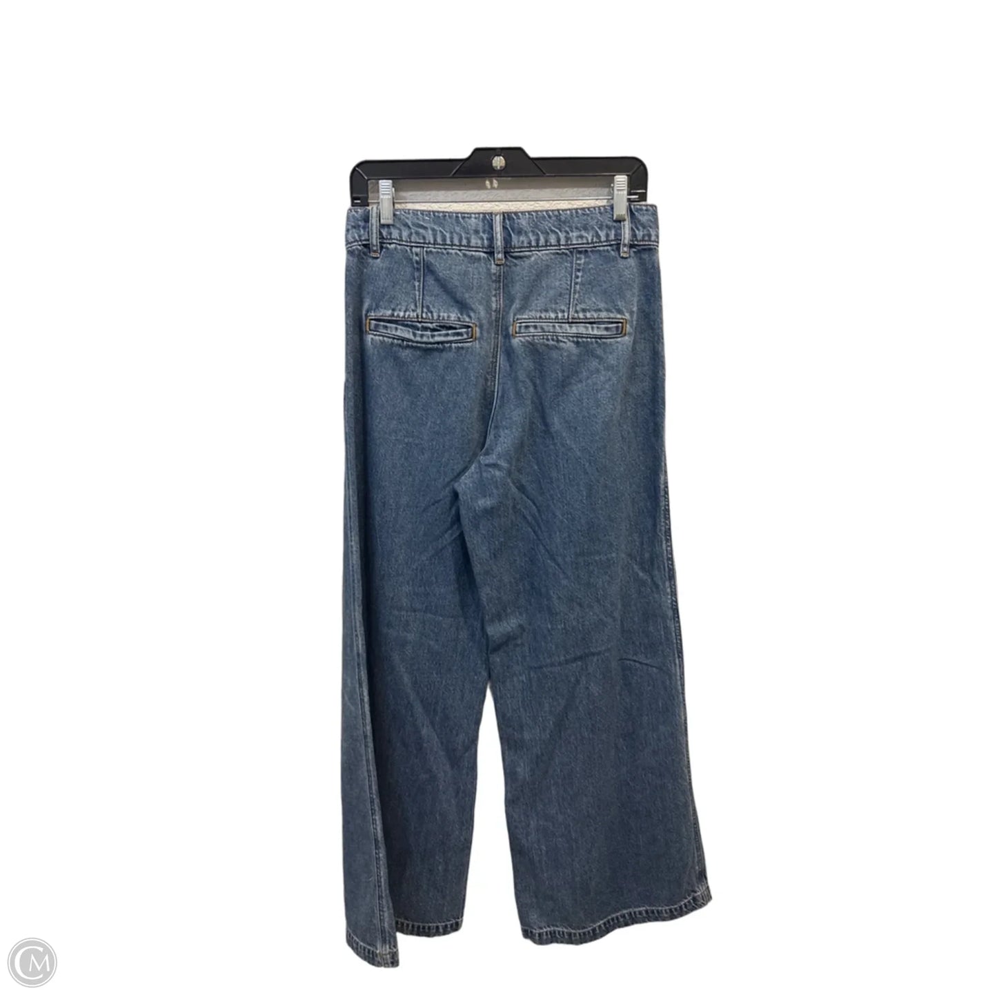 Jeans Wide Leg By Loft In Blue Denim, Size: 4