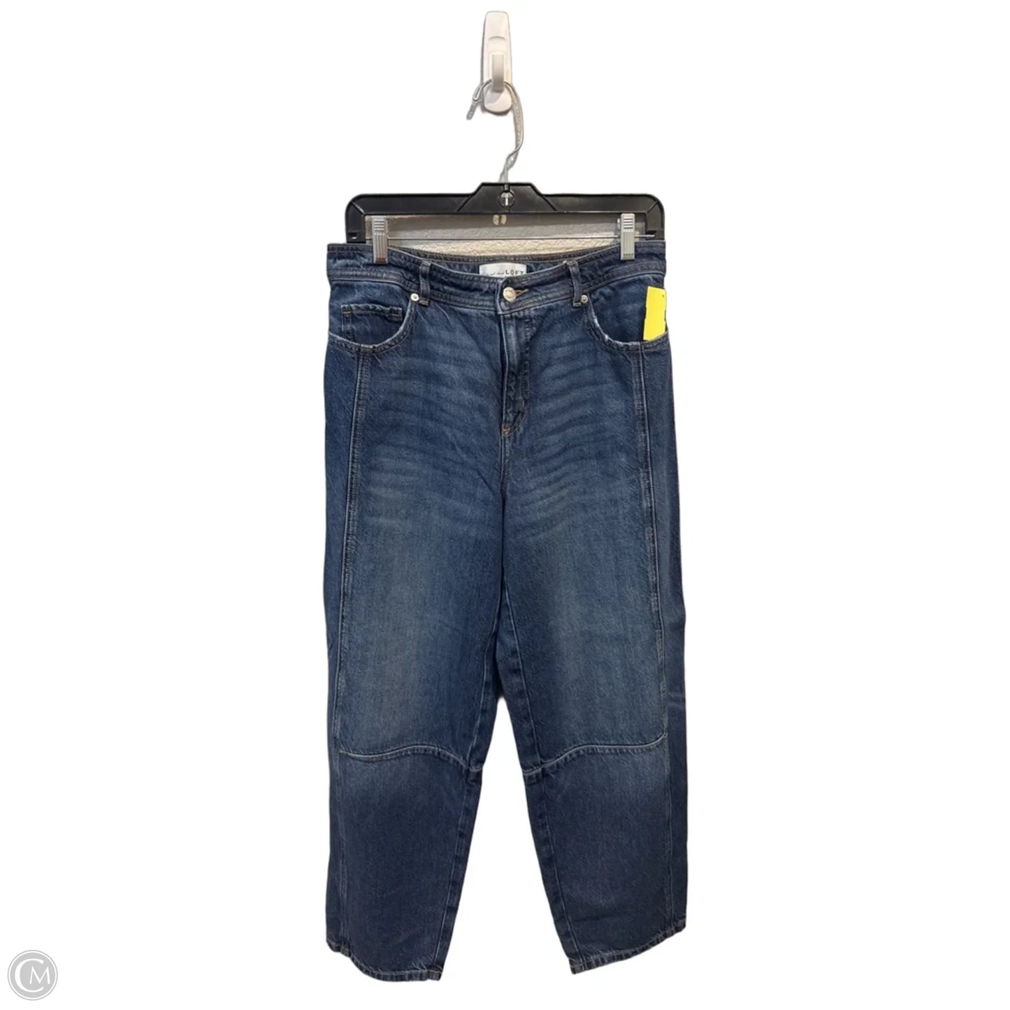 Jeans Straight By Loft In Blue Denim, Size: 4