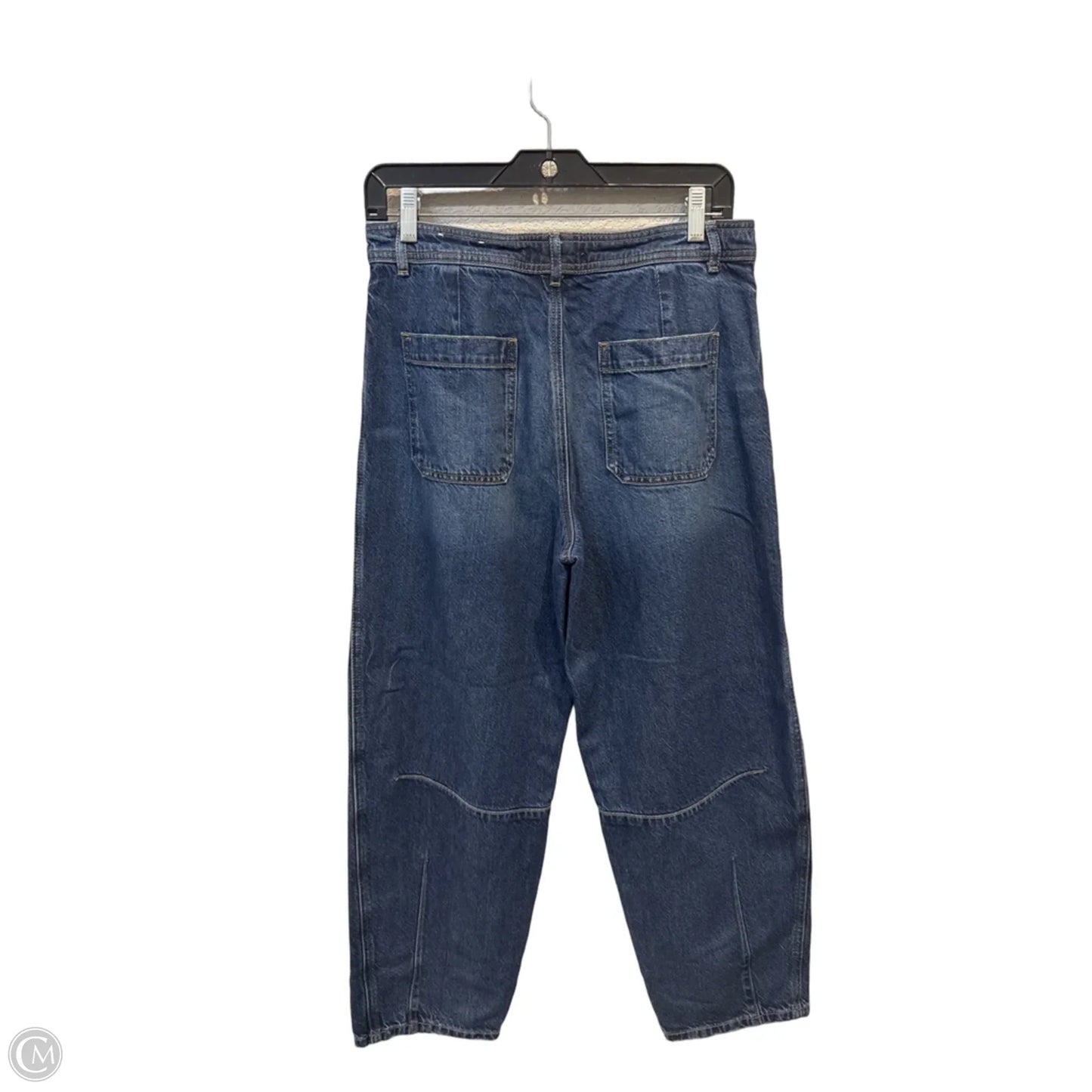 Jeans Straight By Loft In Blue Denim, Size: 4