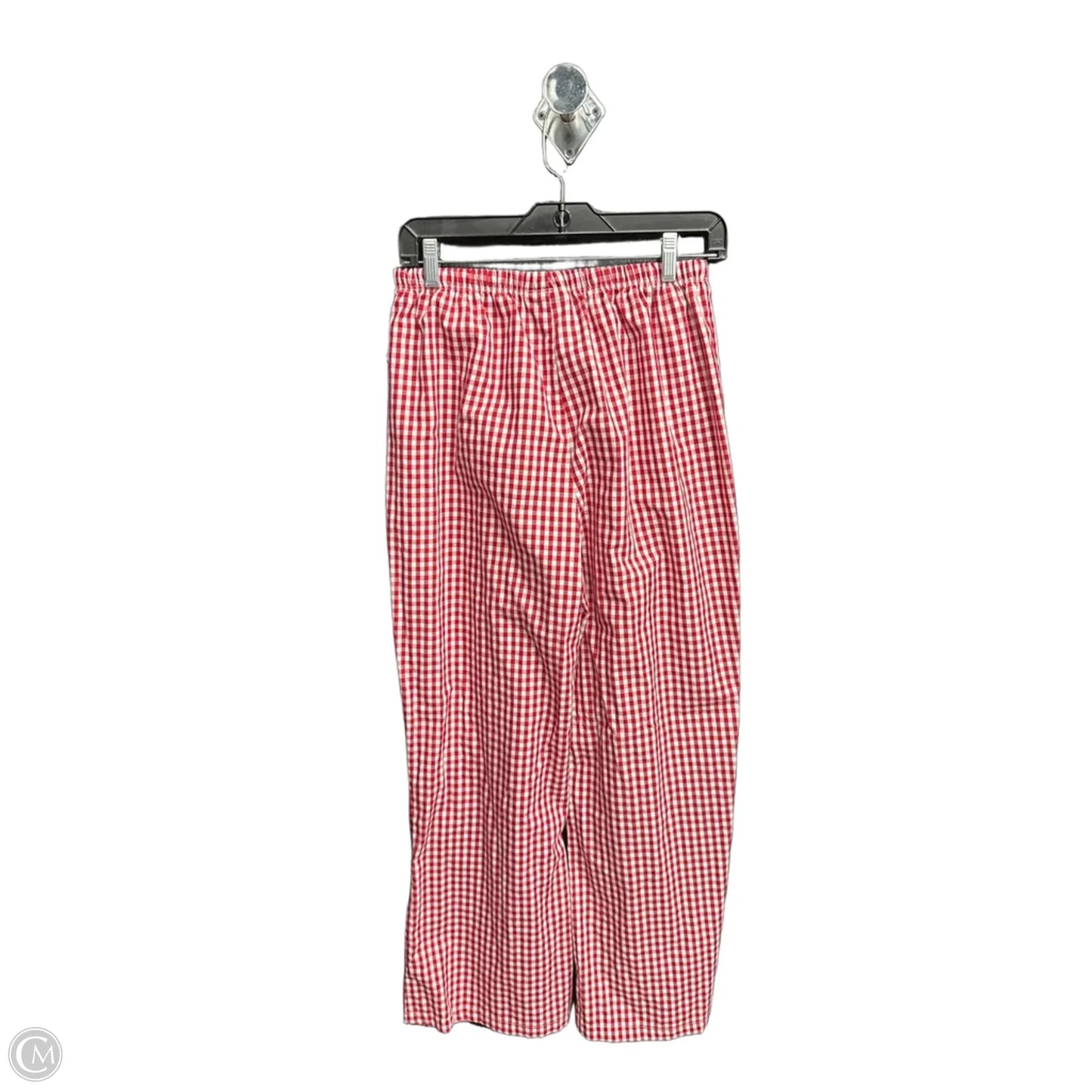 Pants Linen By Just Polly In Plaid Pattern, Size: M