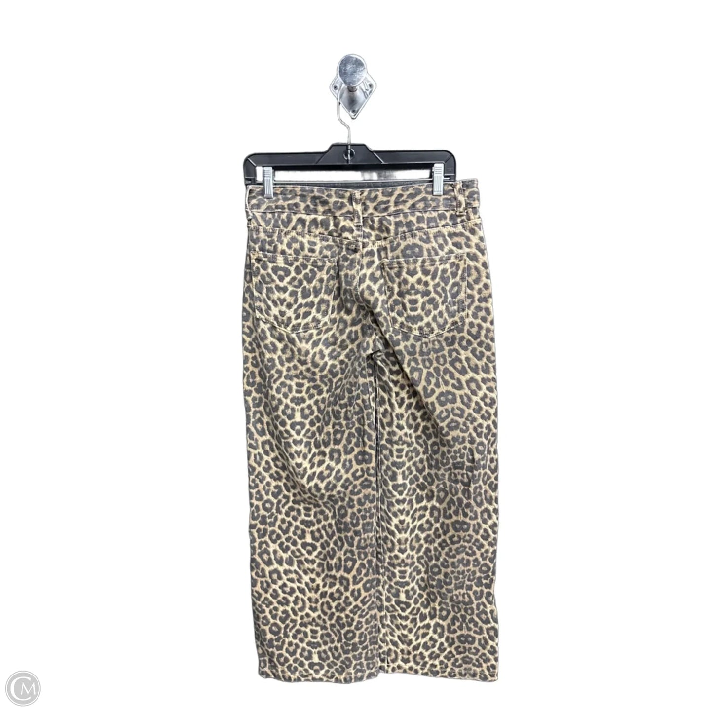 Jeans Wide Leg By Clothes Mentor In Animal Print, Size: 4