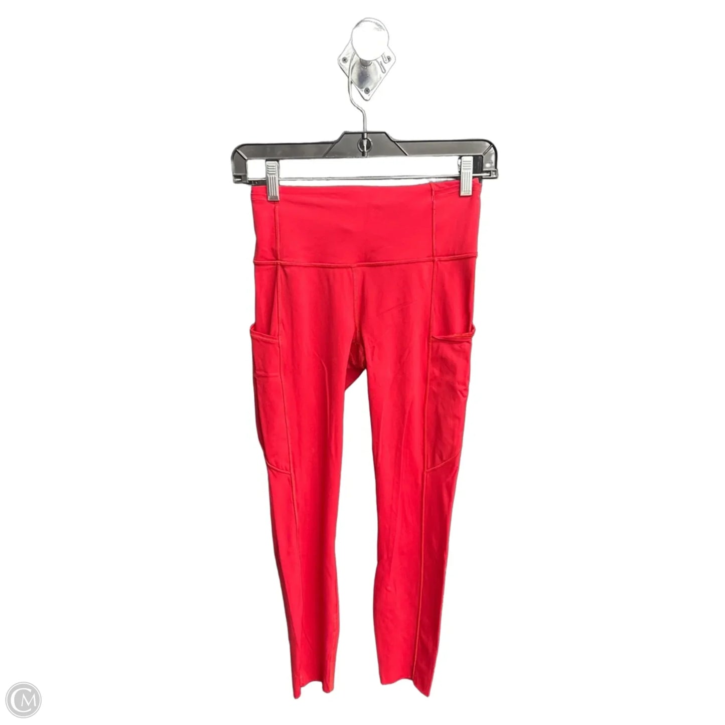 Athletic Leggings By Lululemon In Red, Size: 6