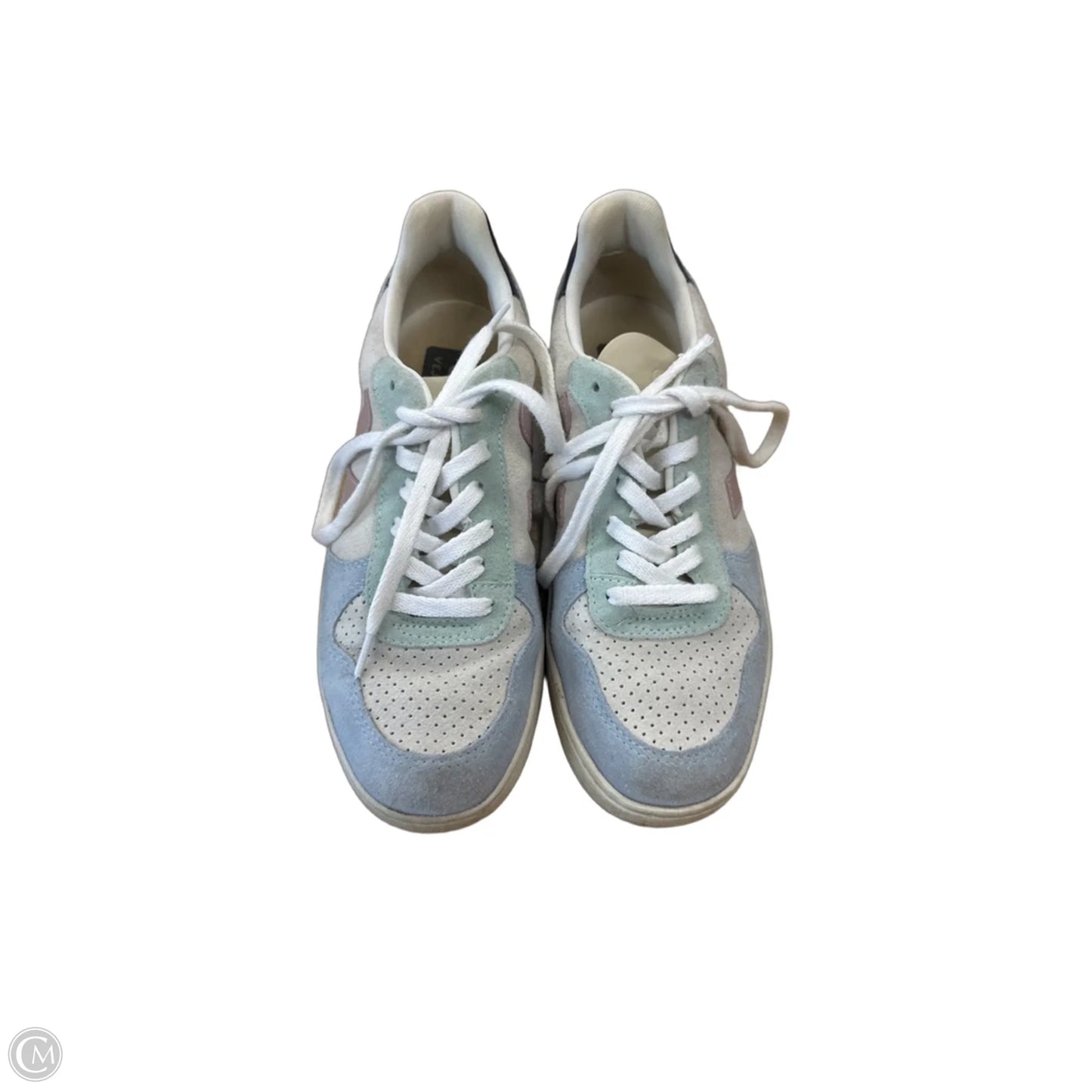 Shoes Sneakers By Veja In Blue & Green, Size: 8