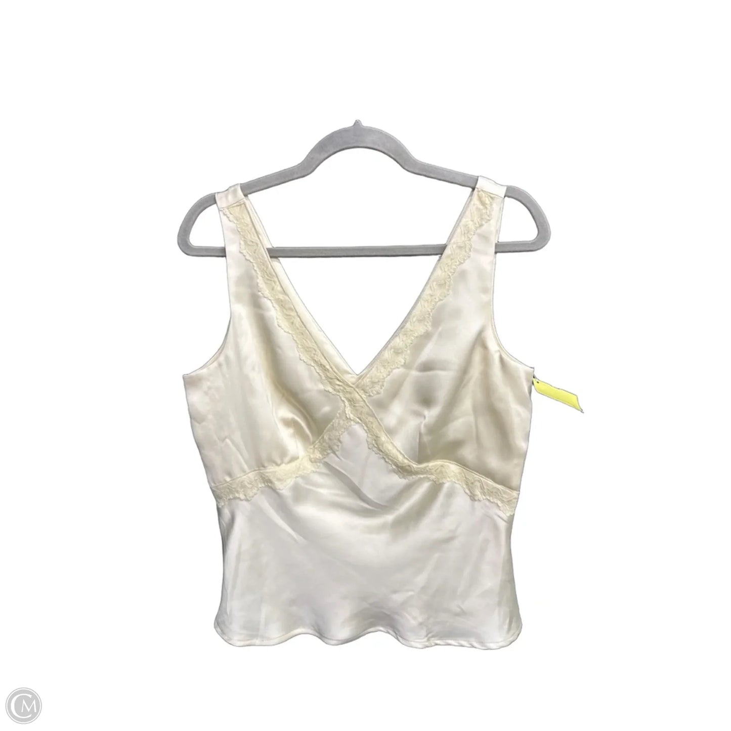 Top Sleeveless By A New Day In Cream, Size: S