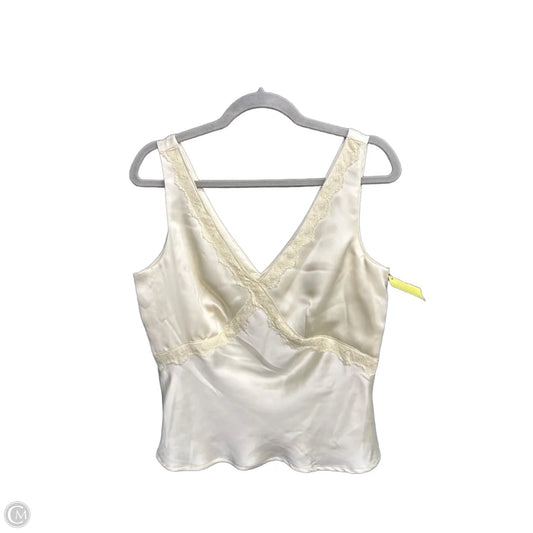 Top Sleeveless By A New Day In Cream, Size: S