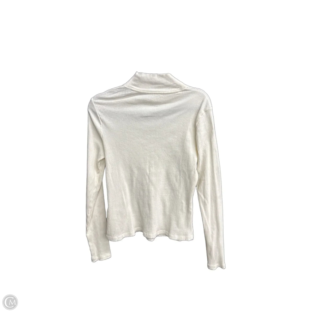 Top Long Sleeve By Maeve In White, Size: S