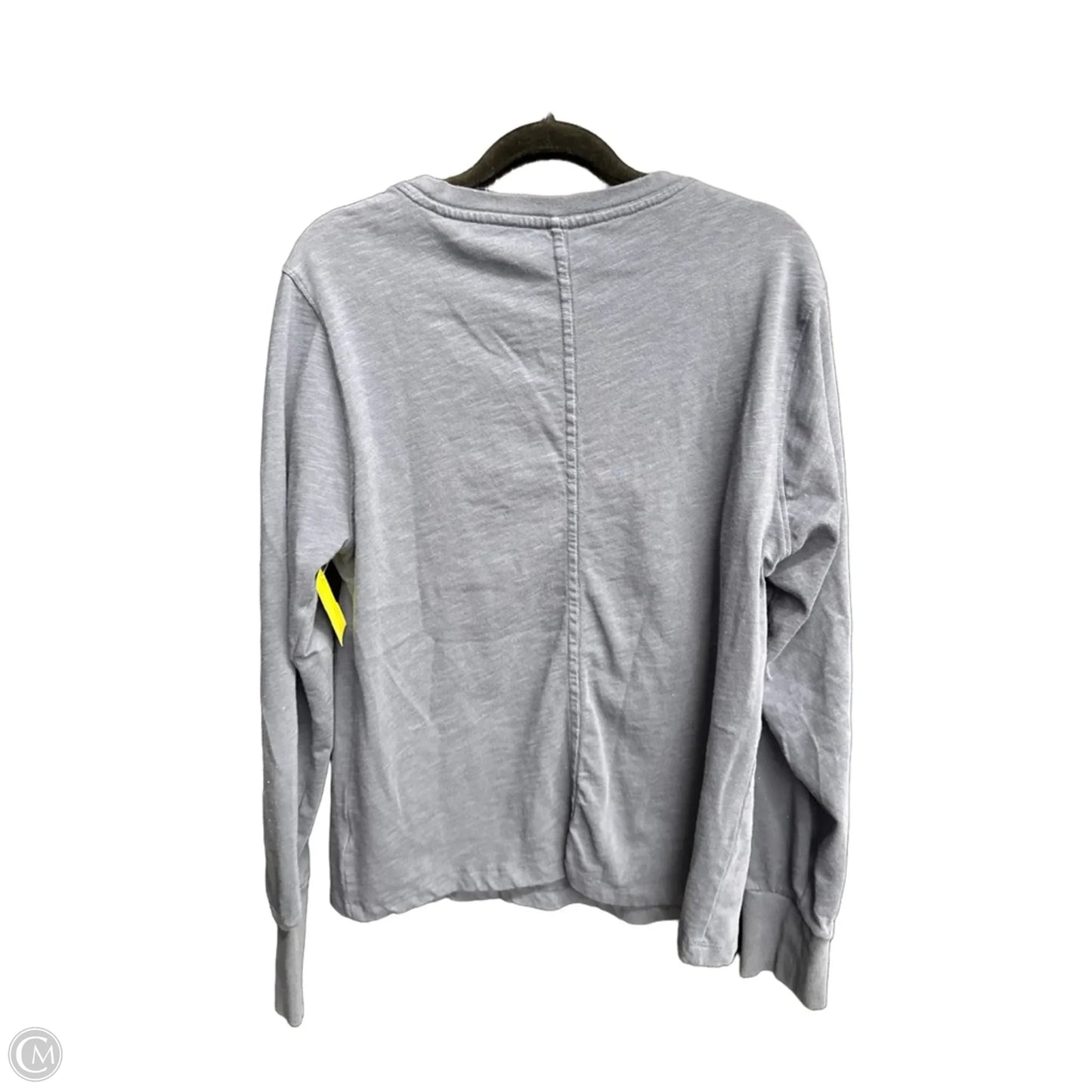 Top Long Sleeve By Quince In Blue, Size: L