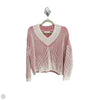 Sweater By Hyfve In Red & White, Size: S
