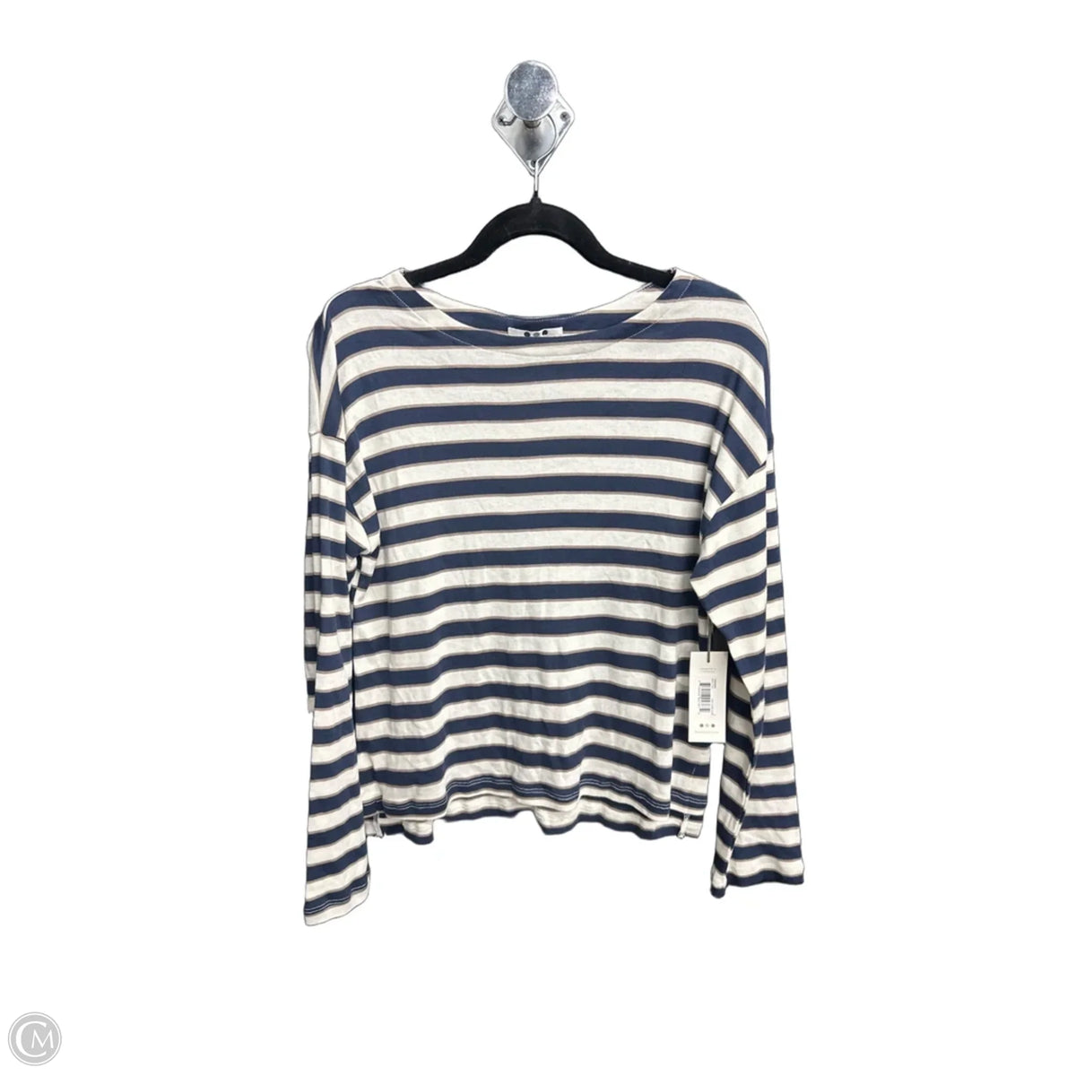 Top Long Sleeve By Talbots In Plaid Pattern, Size: M
