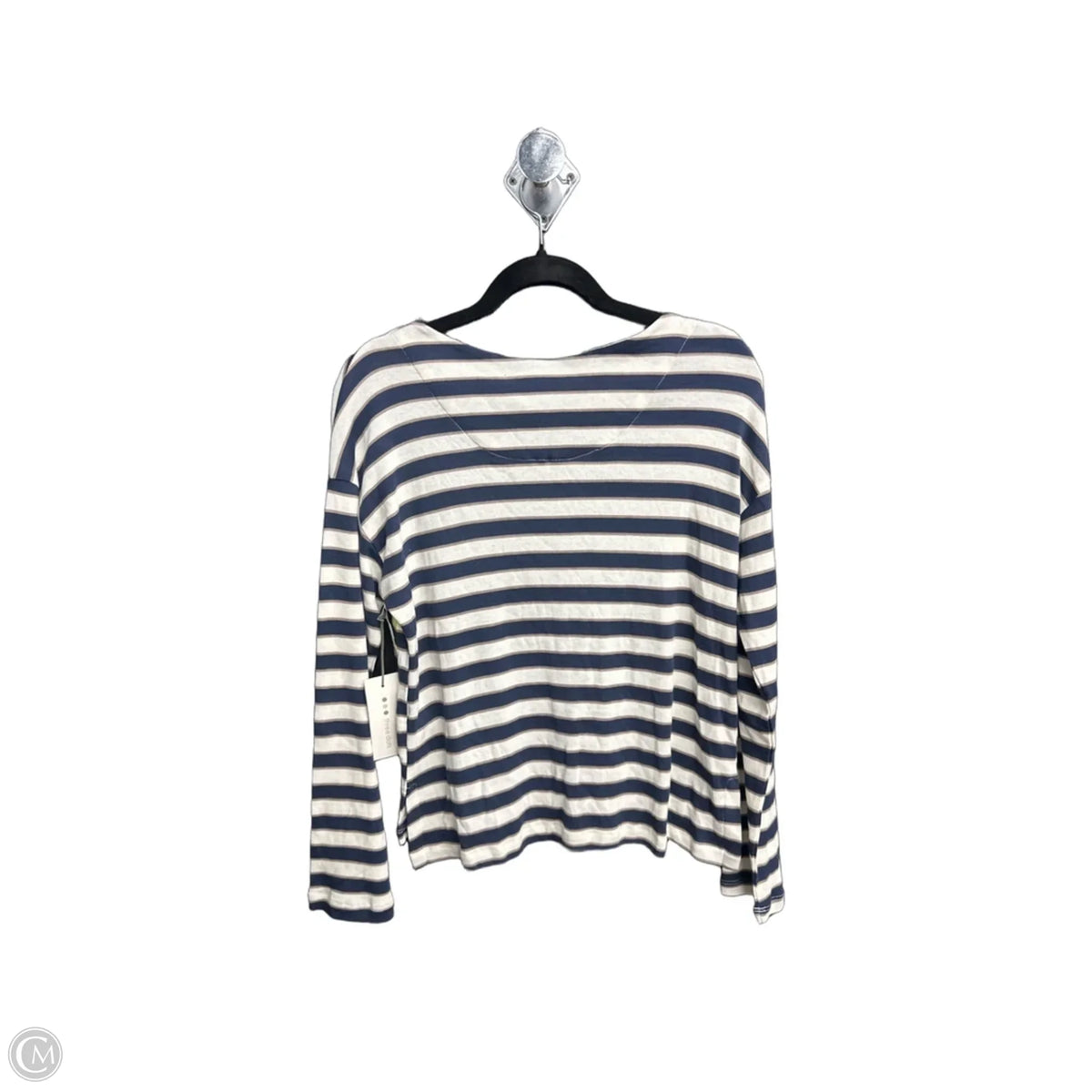 Top Long Sleeve By Talbots In Plaid Pattern, Size: M