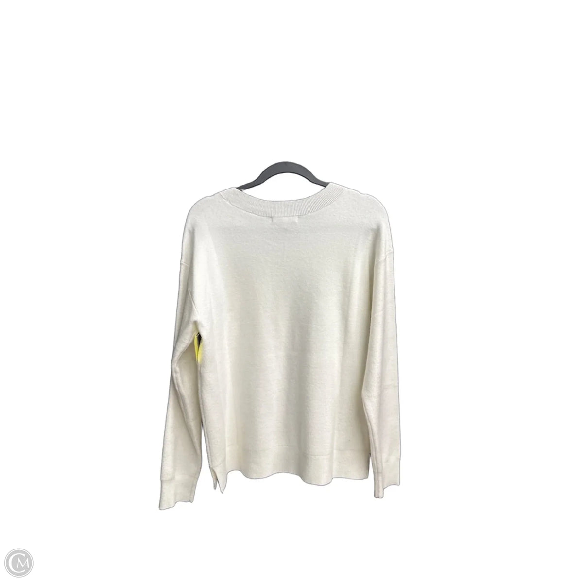 Sweater By Les Serein In White, Size: L