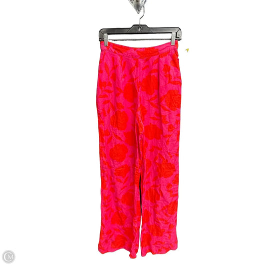 Pants Designer By Kate Spade In Pink & Red, Size: 0