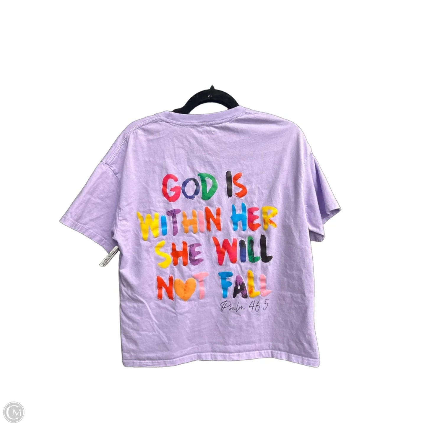 Top Short Sleeve By Clothes Mentor In Purple, Size: S