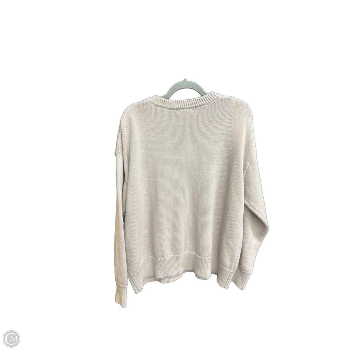Sweater By Wishlist In Blue & Tan, Size: M