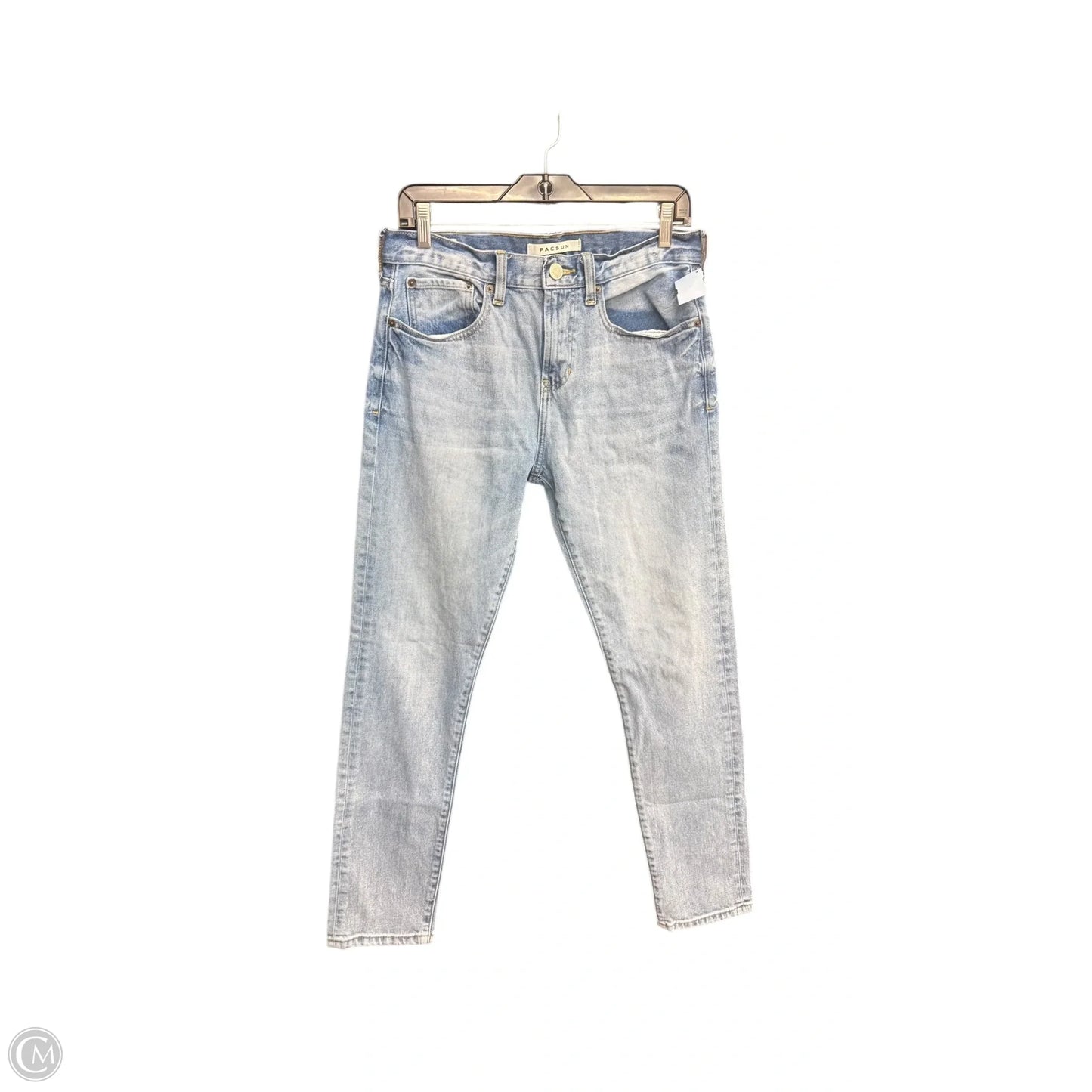 Jeans Straight By Pacsun In Blue Denim, Size: 6