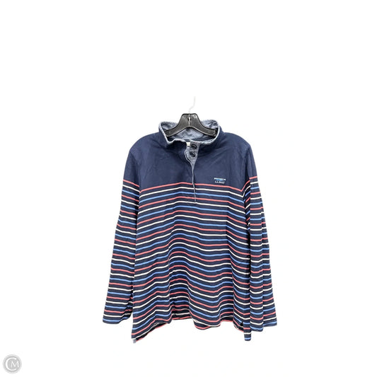 Sweatshirt Collar By L.l. Bean In Striped Pattern, Size: 1x