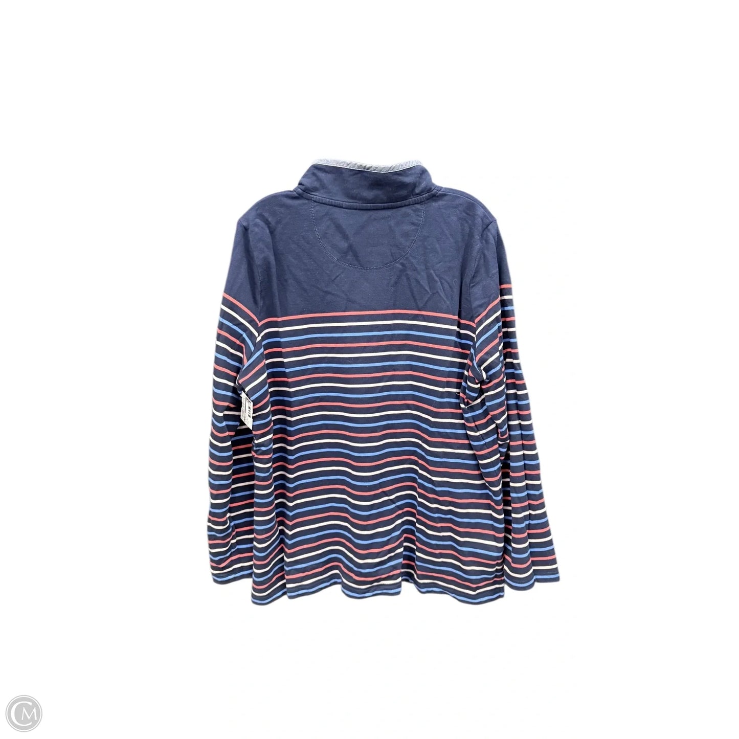 Sweatshirt Collar By L.l. Bean In Striped Pattern, Size: 1x