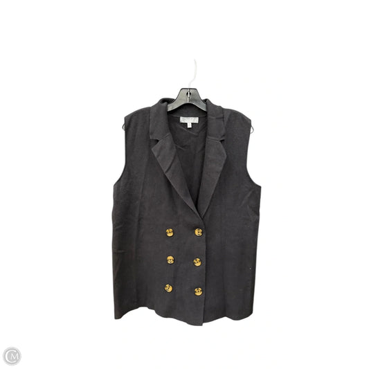Vest Sweater By Marled In Black, Size: Xl