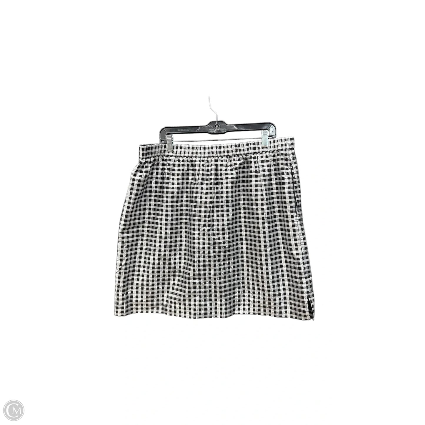 Skirt Midi By J. Crew In Checkered Pattern, Size: Xxl