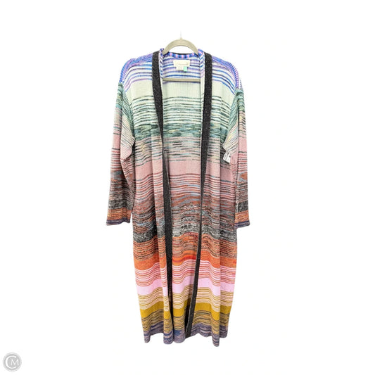 Sweater Cardigan By Anthropologie In Multi-colored, Size: 2x
