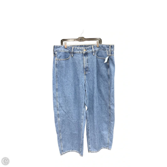Jeans Straight By J. Crew In Blue Denim, Size: 18