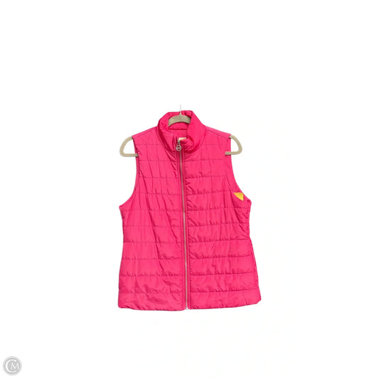 Vest Designer By Michael Kors In Pink, Size: M