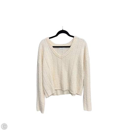 Sweater By Carly Jean In Cream, Size: L