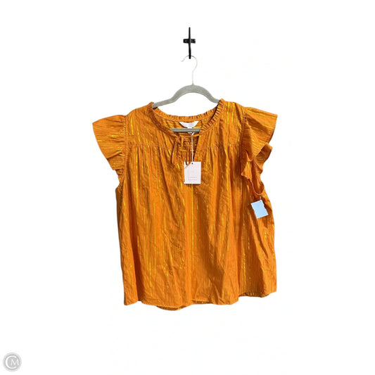 Top Sleeveless By Clothes Mentor In Gold & Orange, Size: Xxl