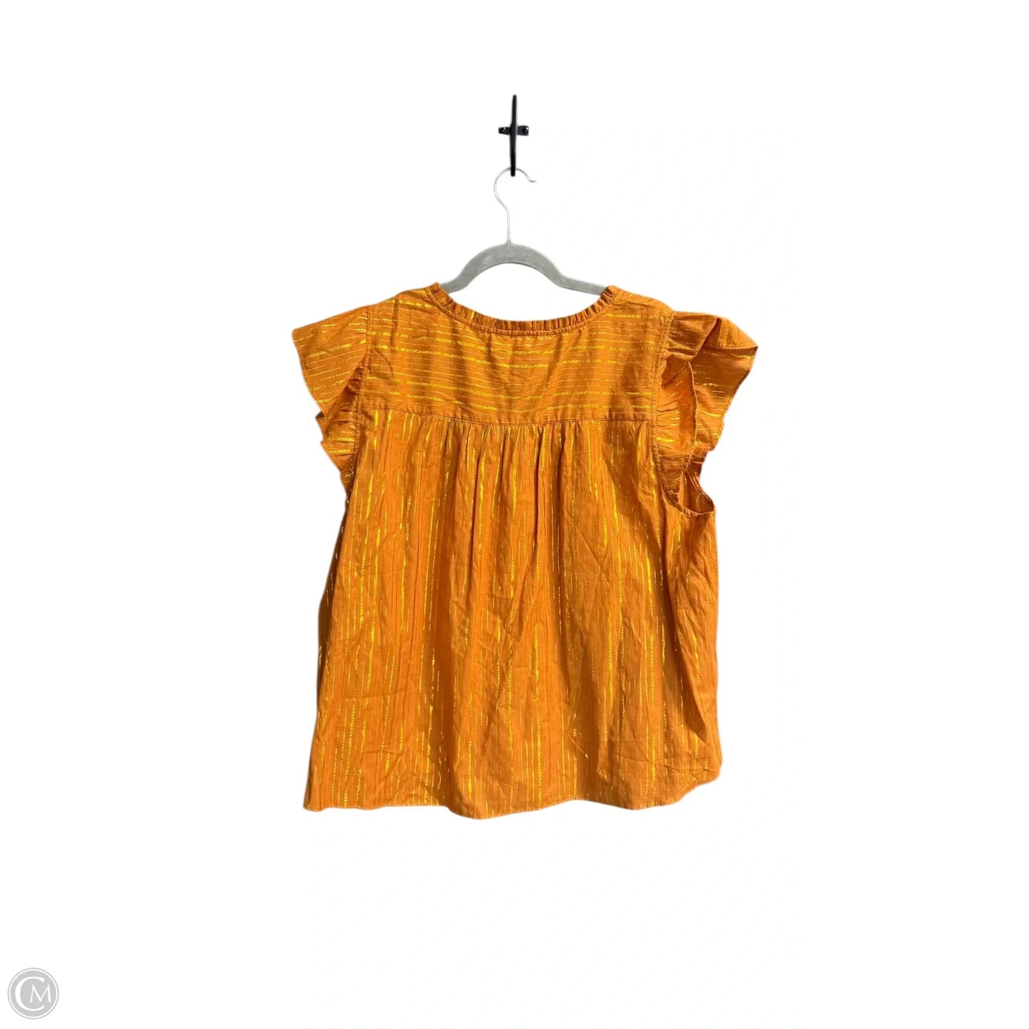 Top Sleeveless By Clothes Mentor In Gold & Orange, Size: Xxl