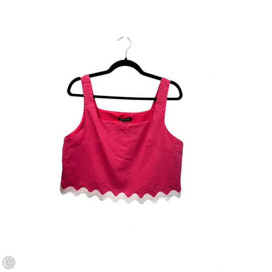 Top Sleeveless By Prettygarden In Pink, Size: M