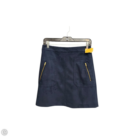 Skirt Mini & Short By Loft In Navy, Size: 2