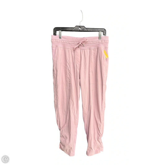 Athletic Pants By Lululemon In Pink, Size: 8