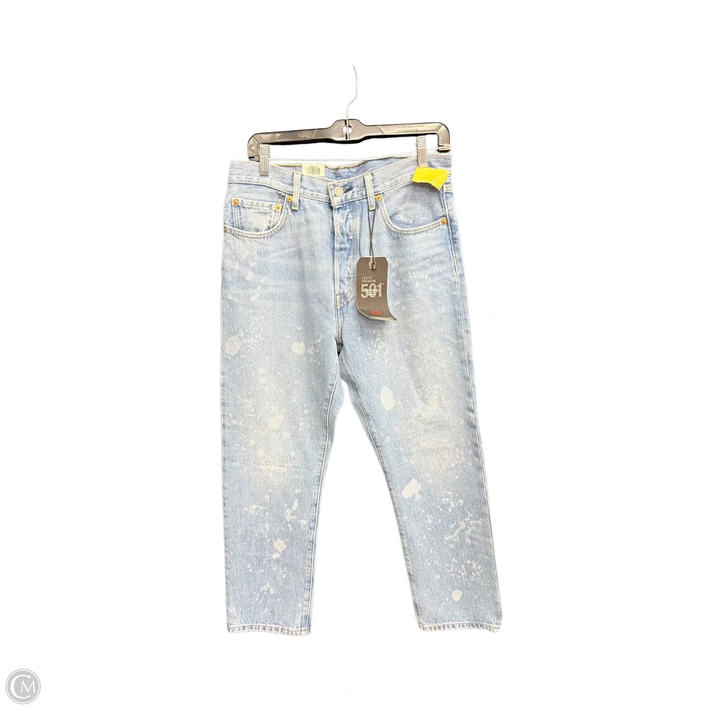 Jeans Straight By Levis In Blue Denim, Size: 6