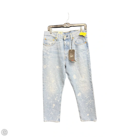 Jeans Straight By Levis In Blue Denim, Size: 6