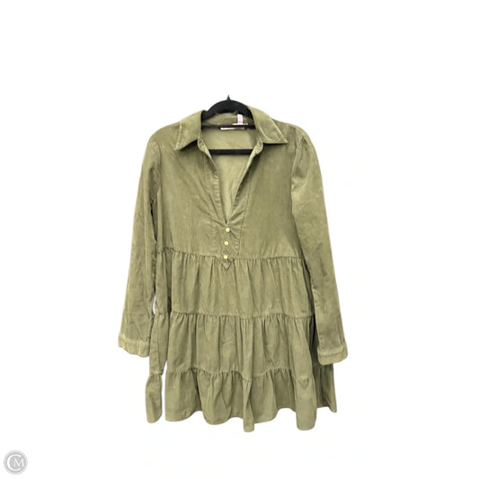 Dress Casual Short By Zara In Green, Size: S