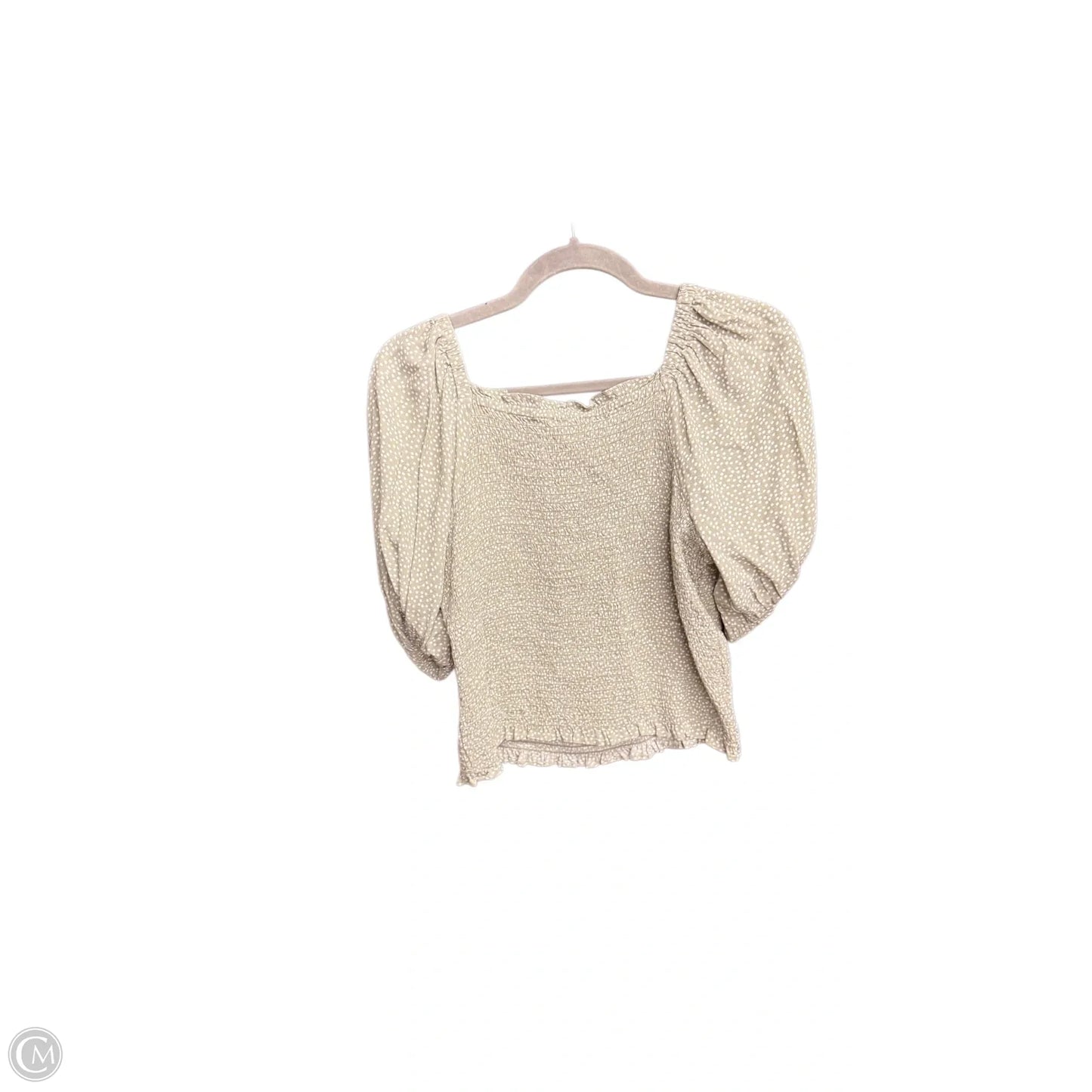 Top Short Sleeve By Loft In Green, Size: S