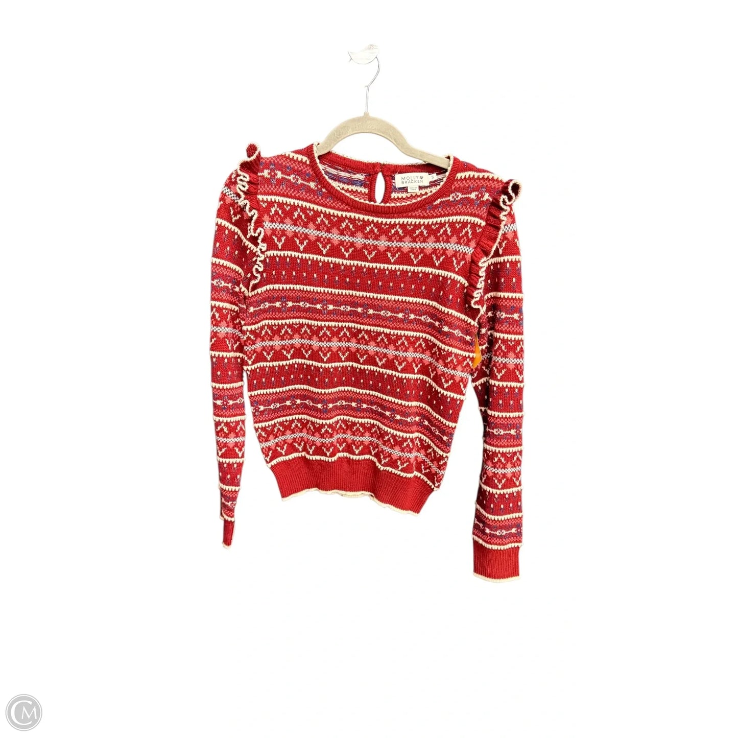 Sweater By Molly Bracken In Maroon, Size: S