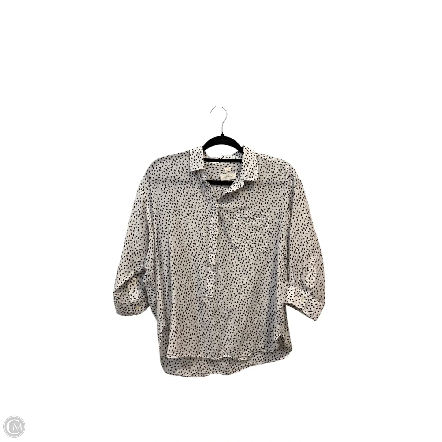 Top Long Sleeve By Loft In Animal Print, Size: M