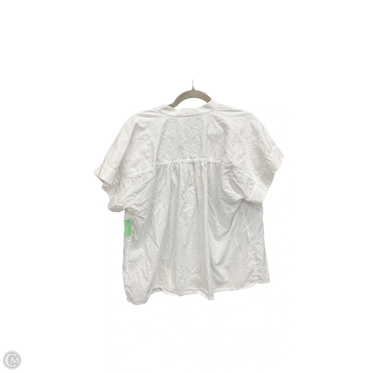 Top Short Sleeve By Universal Thread In White, Size: L