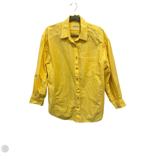 Top Long Sleeve By We The Free In Yellow, Size: Xs