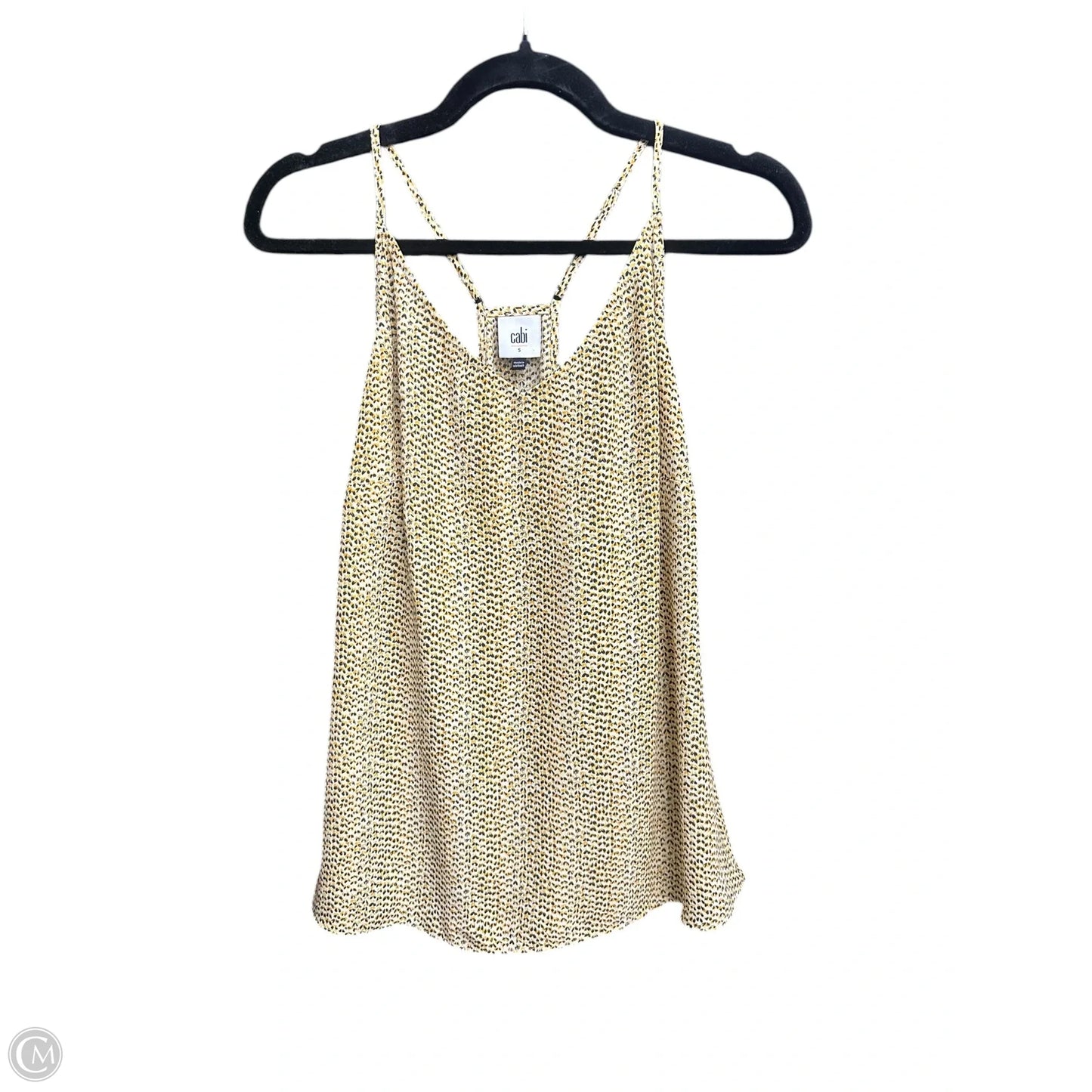 Tank Top By Cabi In Yellow, Size: S