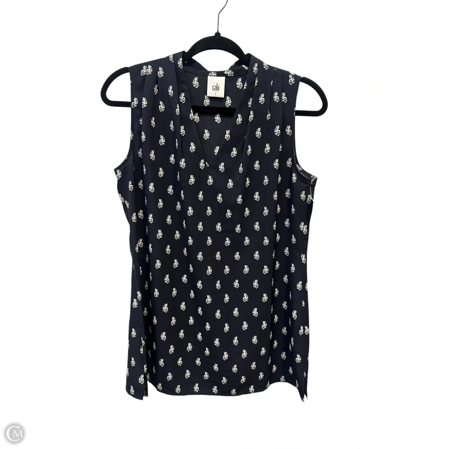 Top Sleeveless By Cabi In Navy, Size: S