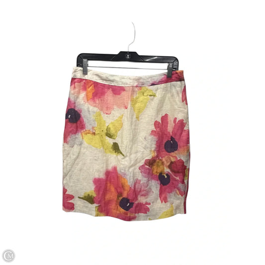 Skirt Mini & Short By Loft In Floral Print, Size: 6