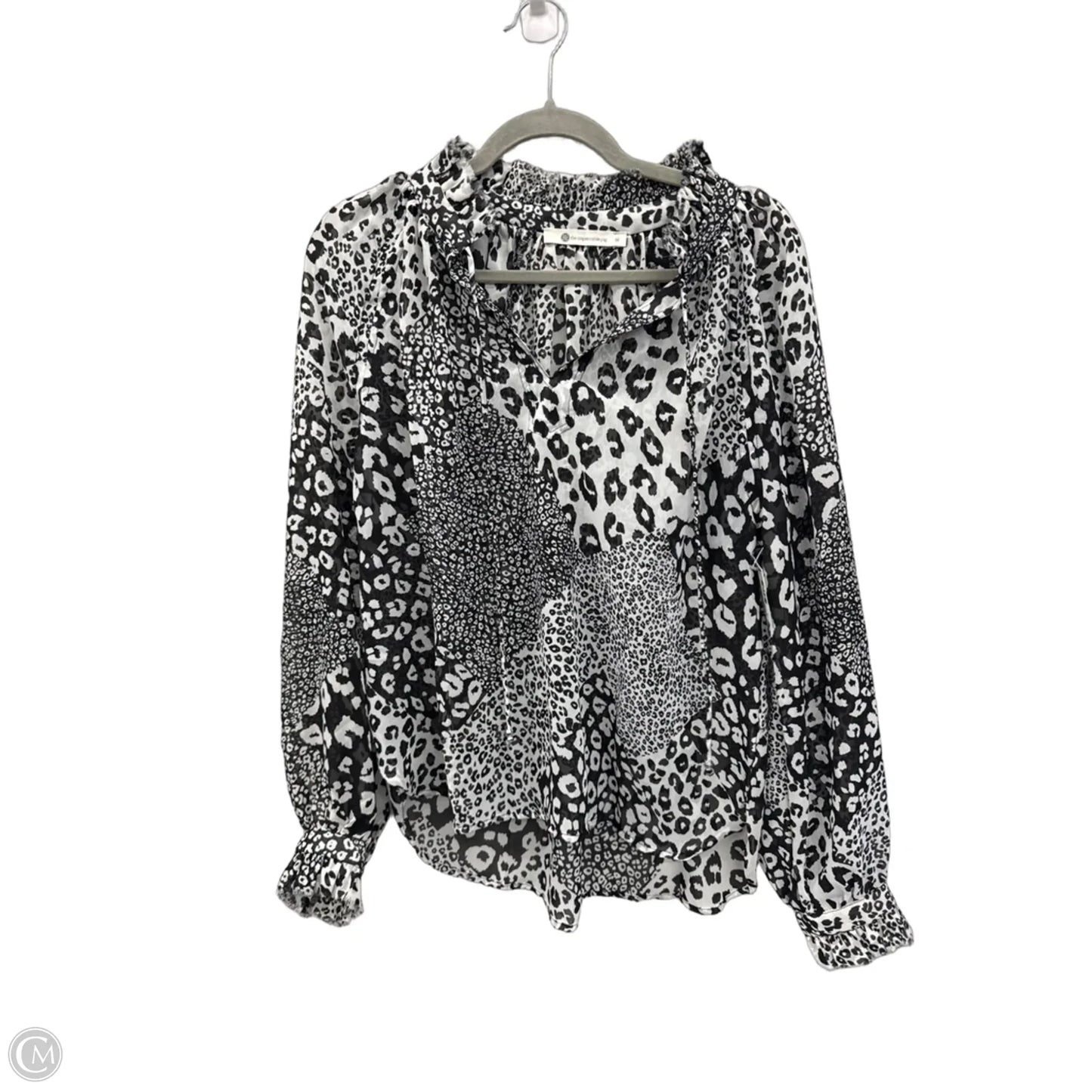 Top Long Sleeve By Clothes Mentor In Animal Print, Size: M
